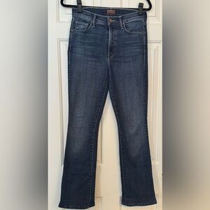 Mother jeans 
Clean hem. Hemmed to 5’3-4 frame